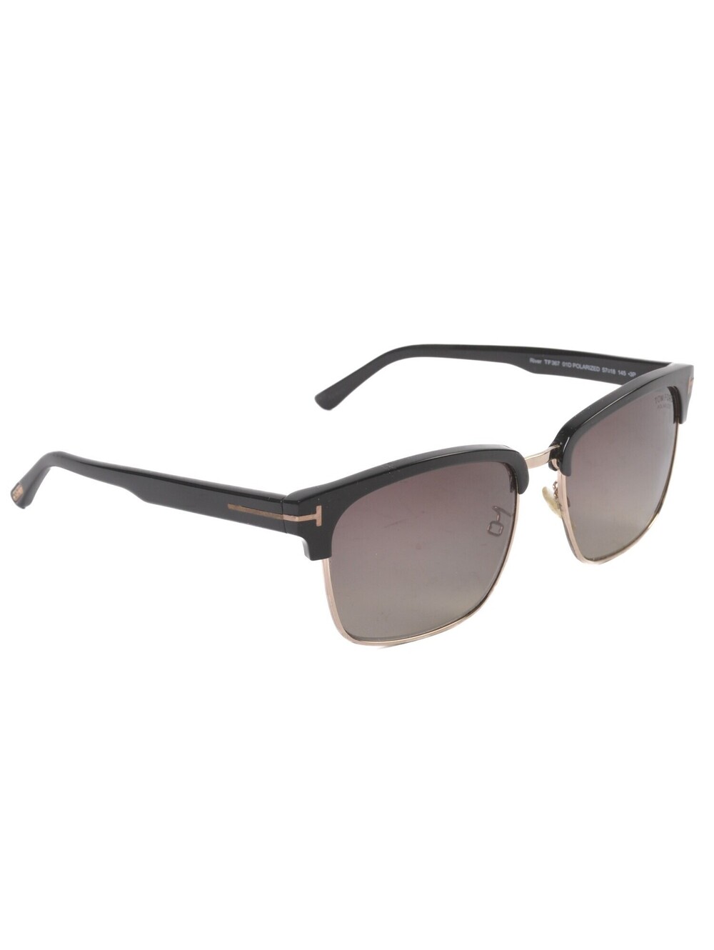 Tom Ford Black and Gold River TF367 Sunglasses 40400